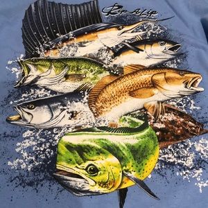 NWOT Blue Rip A Lip Longsleeve Tee